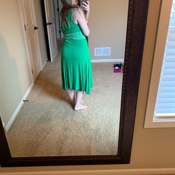 Green long dress size large - Picture 7 of 7